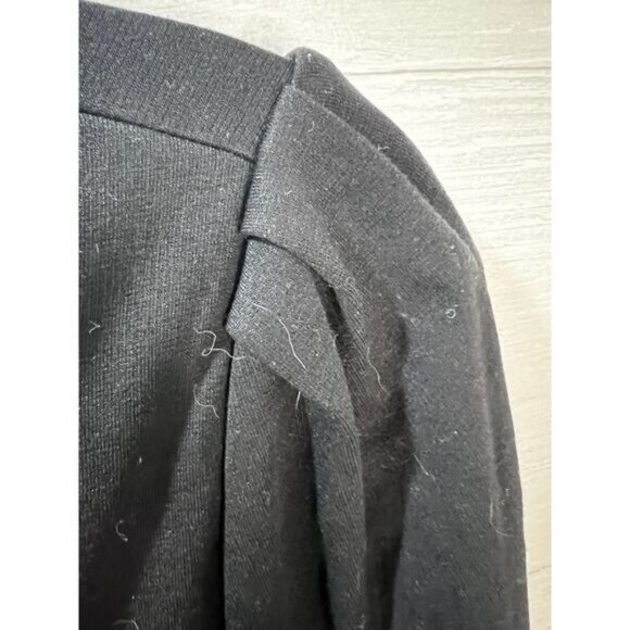 Loft Black Embroidery Fit And Flare Dress Size 0 - Picture 7 of 8